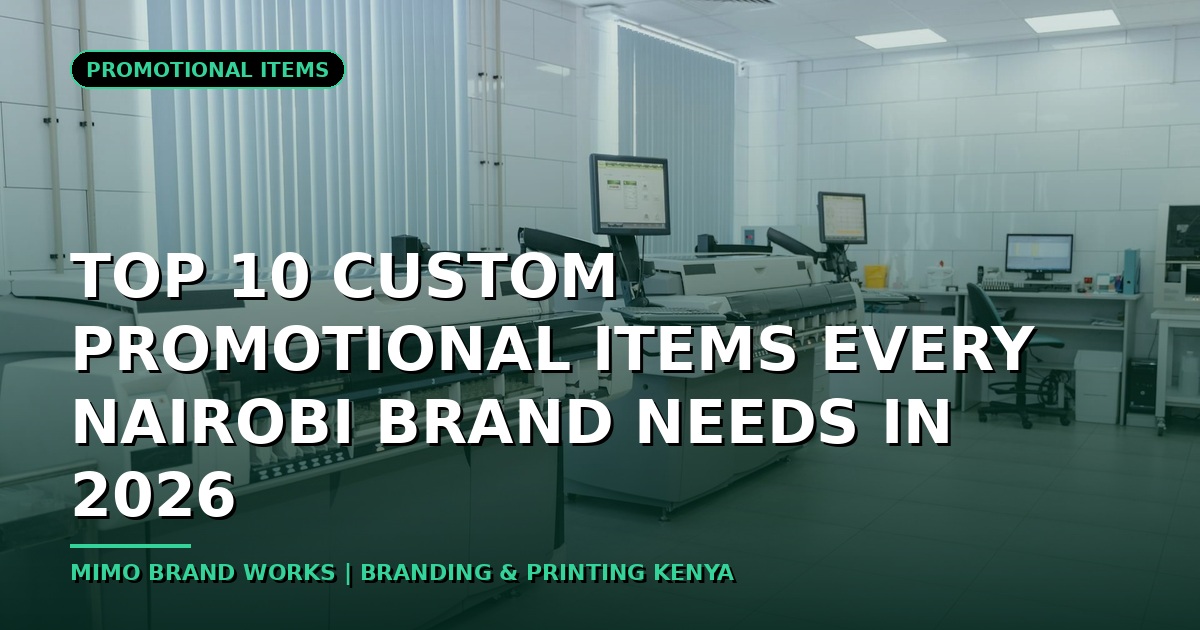 Top 10 Custom Promotional Items Every Nairobi Brand Needs in 2026
